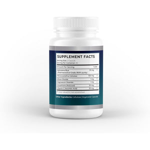 Methylene Blue Capsules - Premium 60 Capsules, One Month Supply | Cognitive Support & Cellular Health