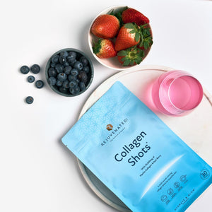 Rejuvenated Collagen Shots - 10,000 Mg Marine Collagen Supplement Drink with Antioxidants, Vitamins & Hyaluronic Acid (30 Servings)