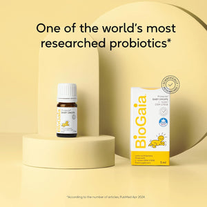Biogaia Protectis Baby Drops | Probiotic Supplement for Newborns, Babies & Infants | with ﻿Lactobacillus Reuteri/L. Reuteri Probiotics | Features Longevityguard | 5 Ml