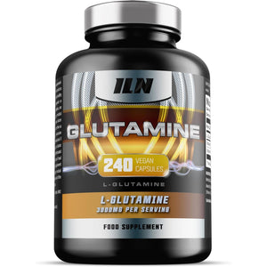Glutamine - 3000Mg L Glutamine per Serving - Enhanced with D3 & B12 - Vegan and Vegetarian L-Glutamine (240 Capsules - 40 Servings)