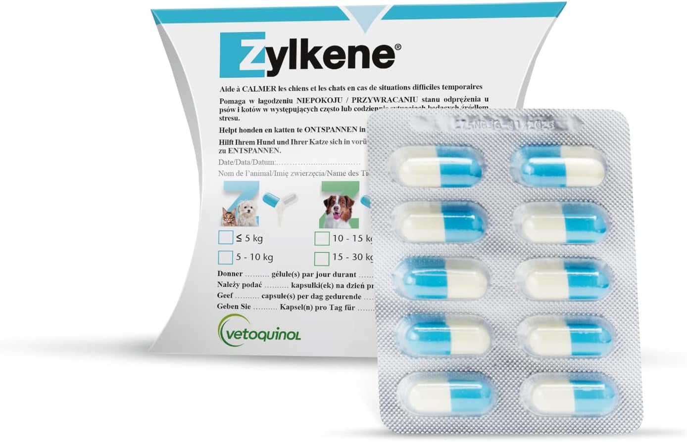 Zylkene 75 Mg - 100 Capsules (Cats & Small Dogs)