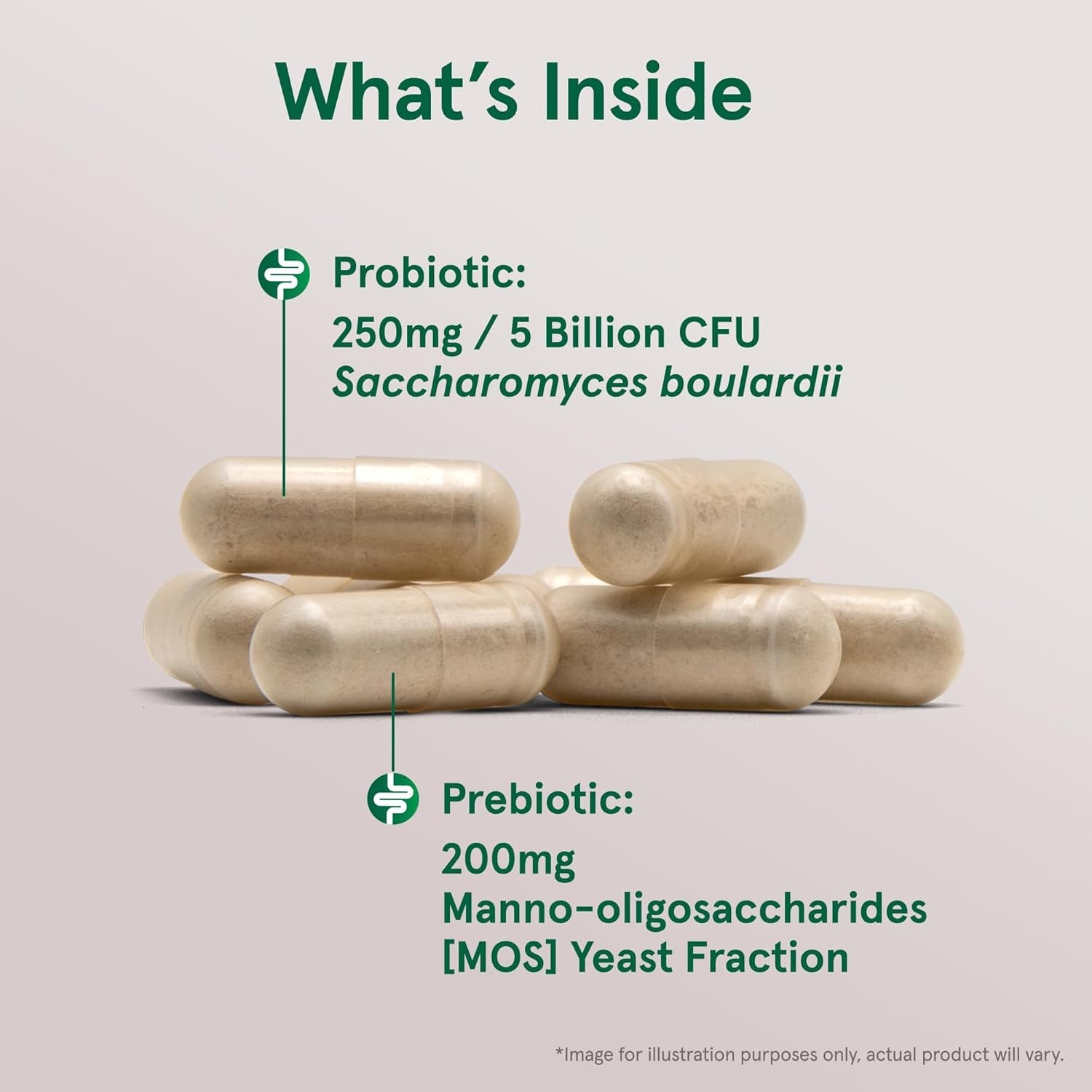 Jarrow Formulas Vegan Saccharomyces Boulardii + MOS - 90 Vcaps