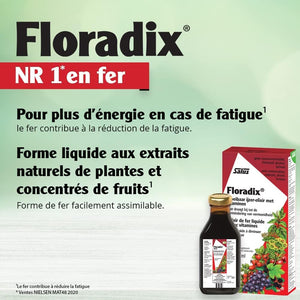 FLORADIX Floravital Iron + Herbs Liquid Formula, 500 Ml