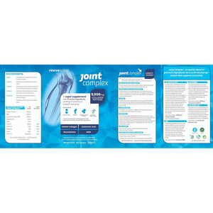 Joint Complex by Revive Active - a Daily Sachet - Contributes to the Support of Joints, Cartilage, Bones & Muscle Function with Marine Collagen, Hyaluronic Acid, Glucosamine - 30 Days Supply
