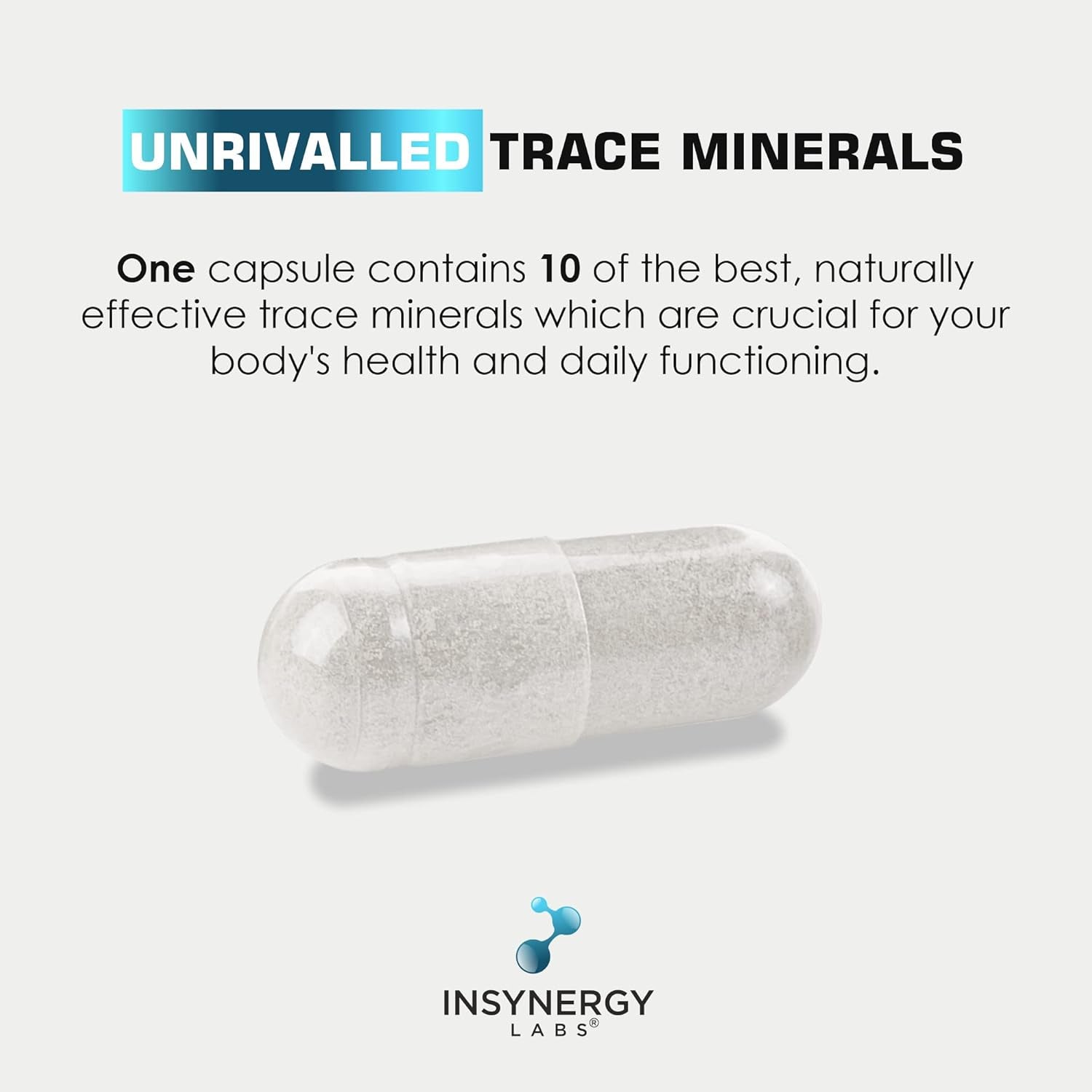 Trace Minerals Complex (Maximum Dose in UK) 3 Month Supply, Trace Minerals Supplements - 90 Capsules Multimineral Tablets Zinc, Iodine, Selenium, Boron, Potassium, Copper