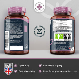 Premium Garlic Capsules - Odourless High Strength 15,000Mg - 180 Soft Gel Capsules of Deodourised Cold Pressed Garlic Oil from Allium Sativum – 6 Month Supply - Made in the UK by Nutravita