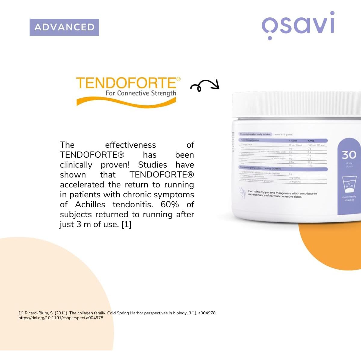 Osavi Collagen Peptides - Tendons & Ligaments - 150.9G
