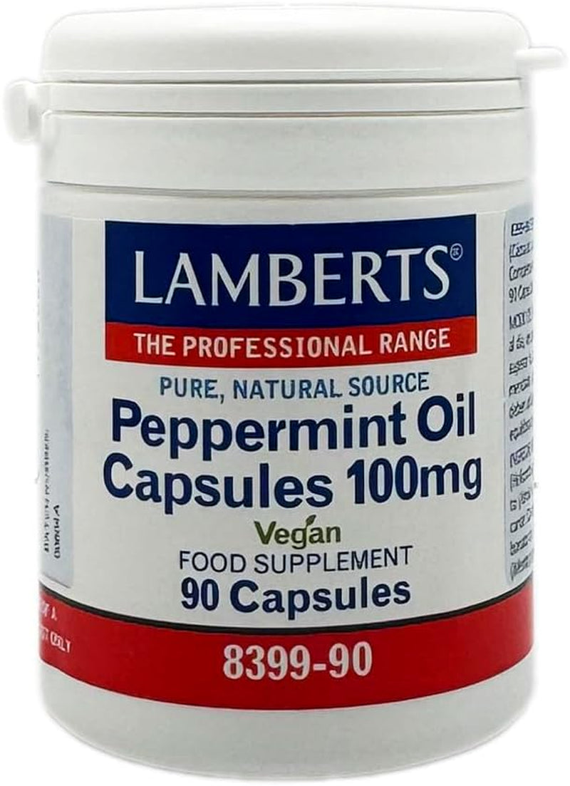 Lamberts Peppermint Oil Capsules 100Mg - 90 Capsules
