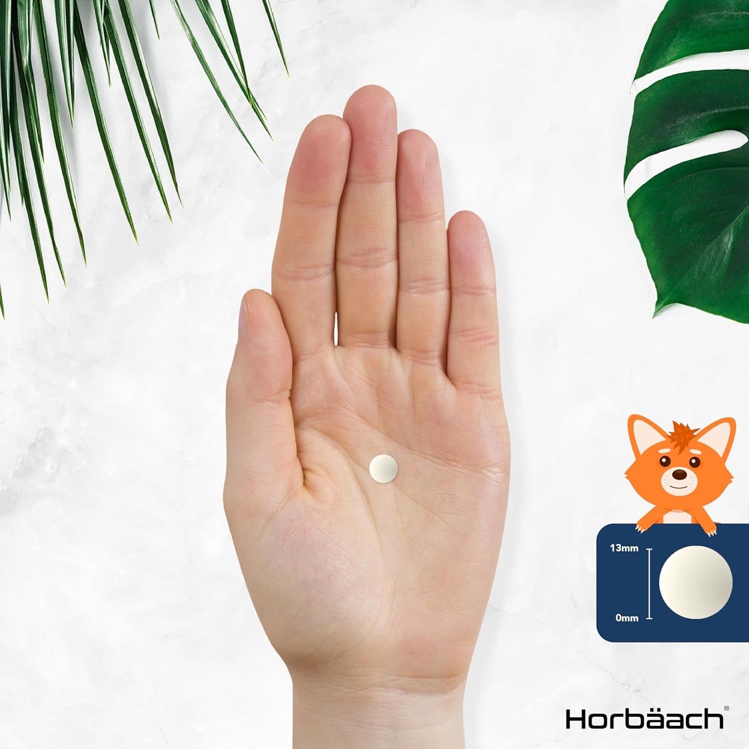 Kids Magnesium Chewable Tablets 100Mg | Berry Flavour | 120 Count | Magnesium Citrate Tablets for Children Aged 4+ (Not Gummies) | Vegan | No Artificial Preservatives | by Horbaach