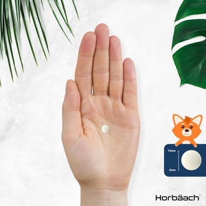 Kids Magnesium Chewable Tablets 100Mg | Berry Flavour | 120 Count | Magnesium Citrate Tablets for Children Aged 4+ (Not Gummies) | Vegan | No Artificial Preservatives | by Horbaach