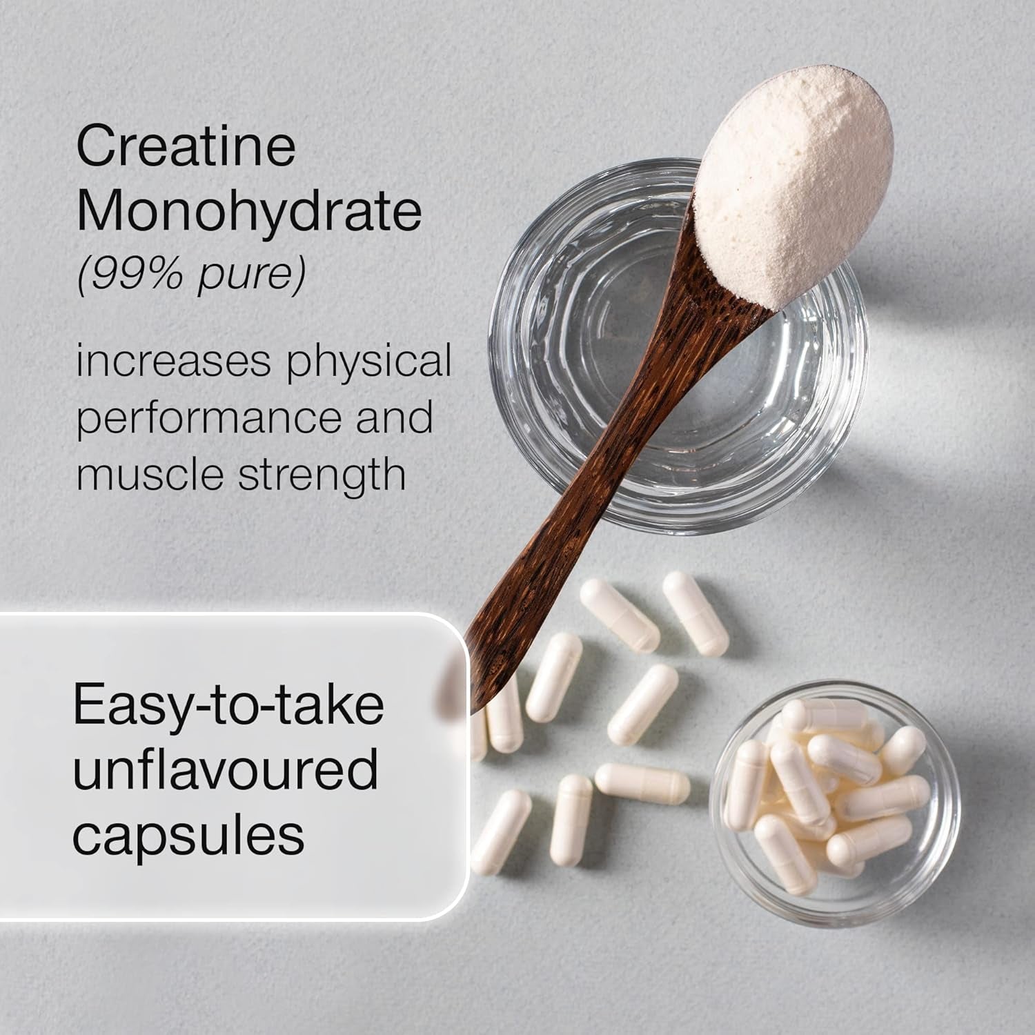 Creatine Monohydrate Tablets 3000Mg - Easy to Swallow 120 Creatine Capsules - Vegan Creatine Tablets for Men & Women - Pre Workout Gym Supplement Powder Creatine Pills for Muscle Growth - 30 Servings