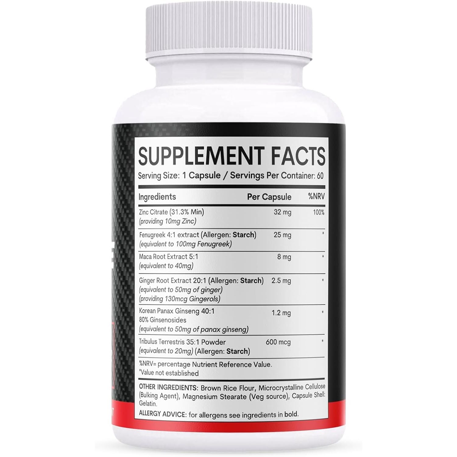 Ereforce Food Supplement All Natural Ingredients Advanced Formula for Max Performance SUPPSKO NEEDS