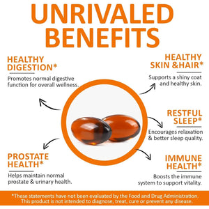 Pumpkin Seed Oil Capsules 1000Mg per Serving - 300 Softgels for Hair & Urinary Support - 2-In-1 Formula, Rich in Zinc & Omega Fatty Acids - Easy-To-Swallow, Vegan