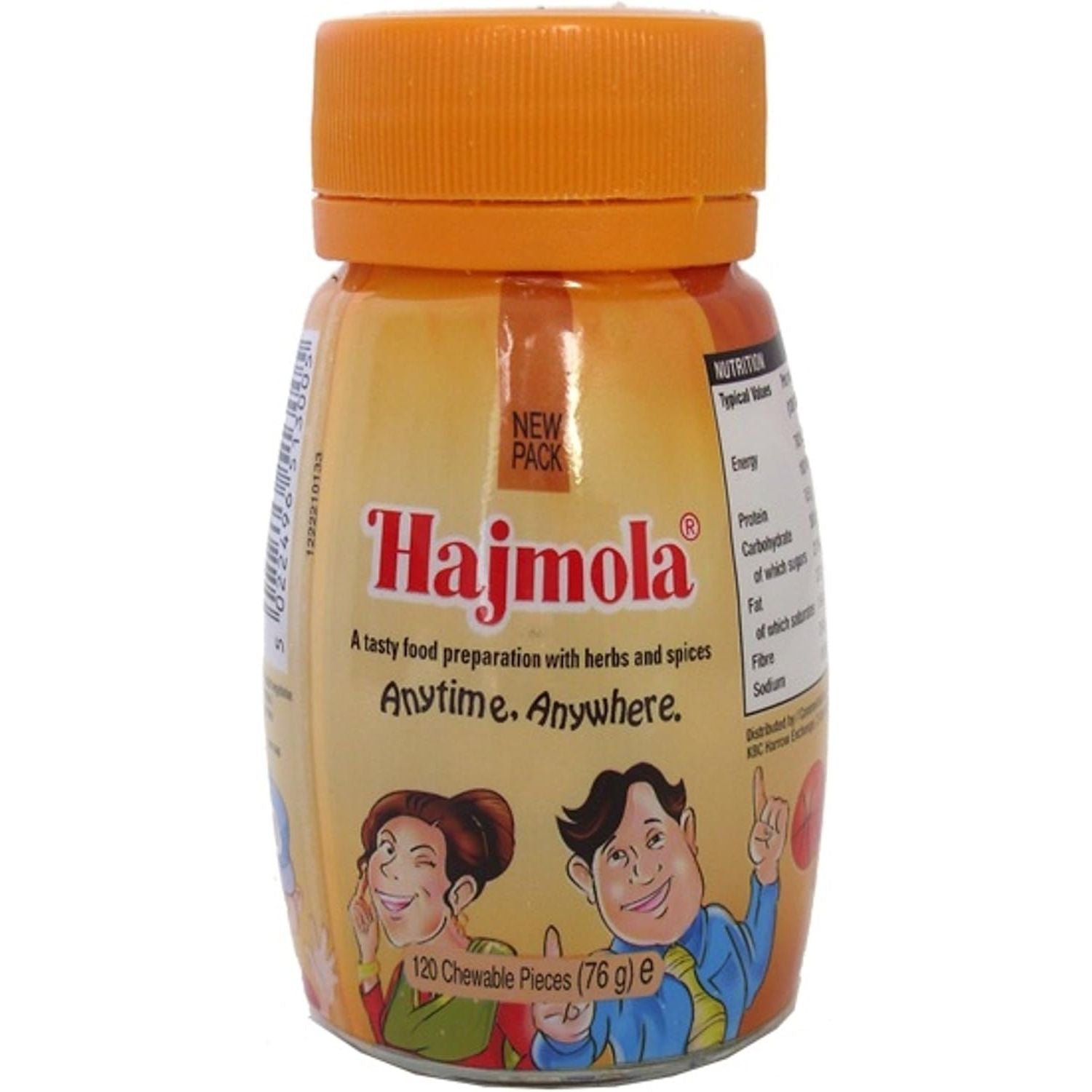 Dabur Hajmola Regular - Chewable Sweets - 120 Tablets -