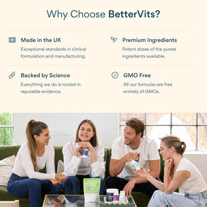 Bettervits Pregnancy Support Gummies | Pregnancy Vitamins for Women with Folic Acid & Vitamin B12 | Complete Multivitamins Complex C, D, E & Zinc | Pre and after Support - 60 Berry Gummies