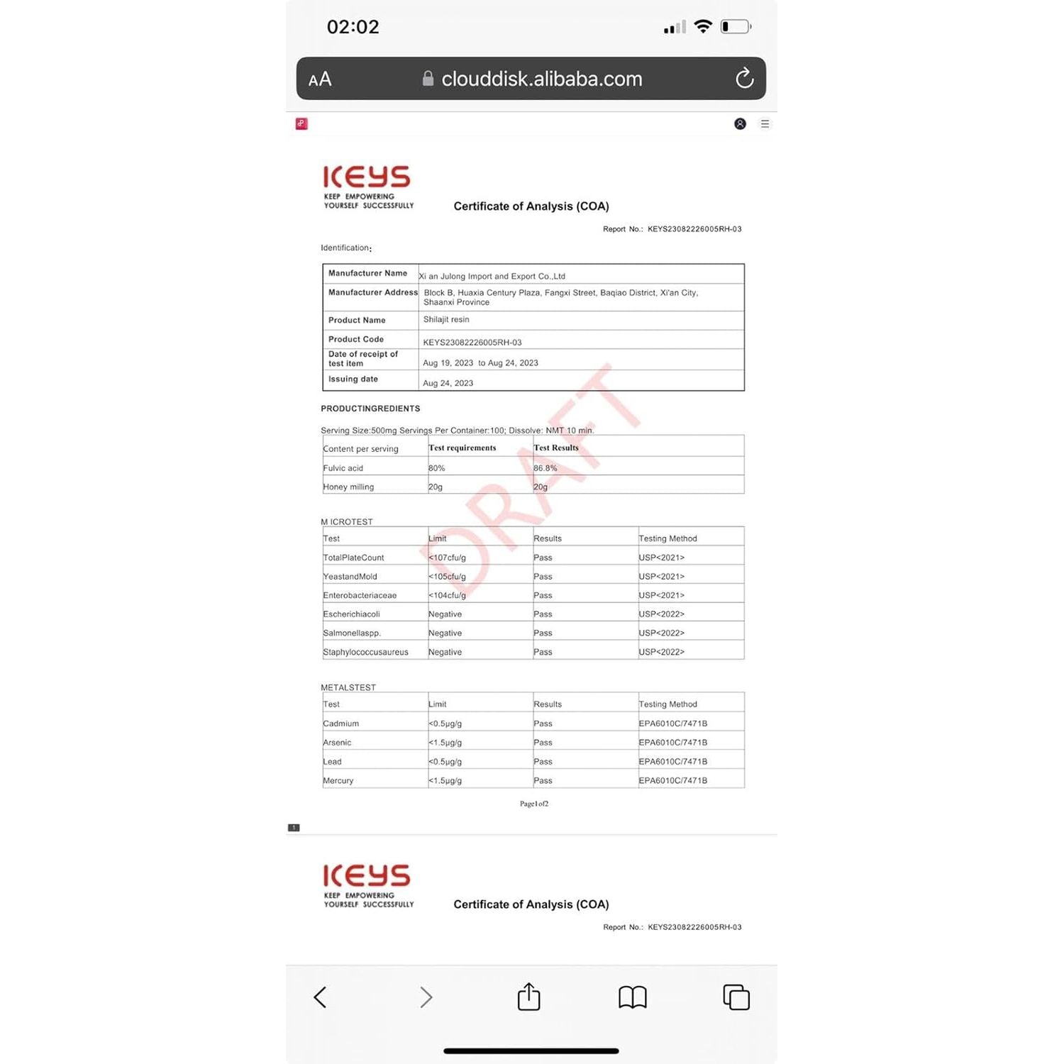 Pure Organic Himalayan Shilajit Resin,Gold Grade 50G Shilajit, Rich in Fulvic & Humic Acid 2 Months Supply