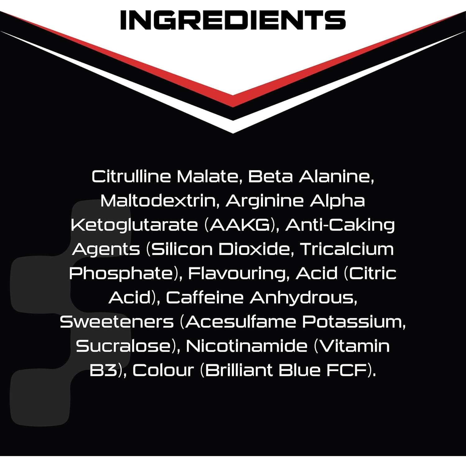 SCI-MX - Total Pre Workout - Blue Raspberry Flavour - 2500Mg Beta Alanine • 3000Mg Citrulline Malate • 200Mg Caffeine • Niacin for Fatigue - 200G