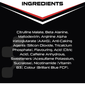 SCI-MX - Total Pre Workout - Blue Raspberry Flavour - 2500Mg Beta Alanine • 3000Mg Citrulline Malate • 200Mg Caffeine • Niacin for Fatigue - 200G
