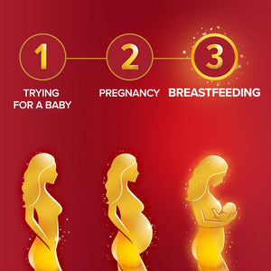 Seven Seas Breastfeeding, Postnatal Vitamins with Omega-3 DHA to Support Your Baby'S Brain and Vision¹, Advanced* Folic Acid, Iron, Vitamins D, B6 and B12, 28 Tablets plus 28 Capsules, 4 Weeks Supply