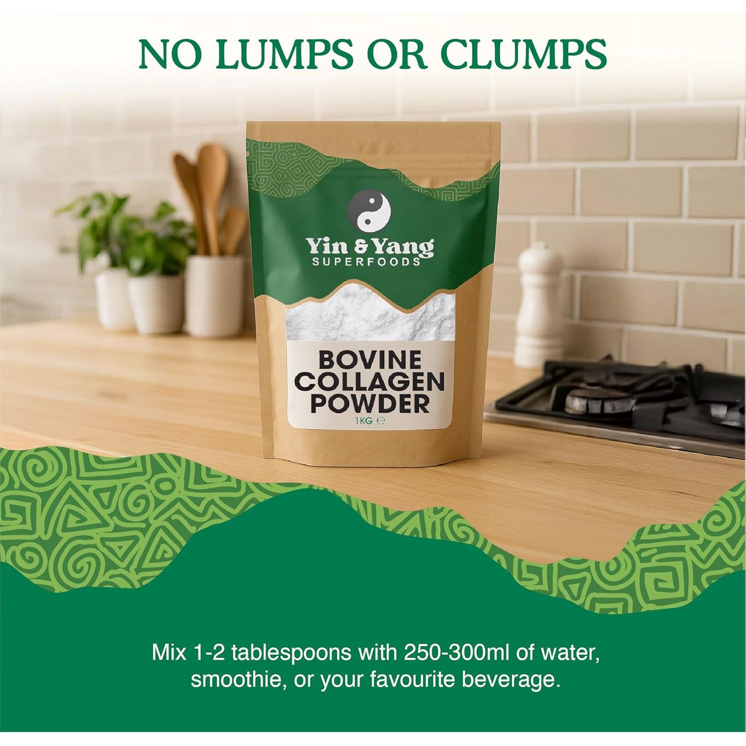 Collagen Powder 1Kg | Supports Skin, Hair, Nails & Joints | High Strength Bovine Collagen Peptides Powder | Pure Hydrolysed Collagen Protein Supplement for Women & Men