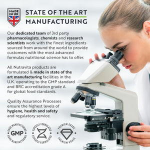 Collagen Powder 500G - Premium Gold Standard Bovine- 50 Servings - Collagen Peptides Supplement with 8 Essential Amino Acids - Made in the UK by Nutravita