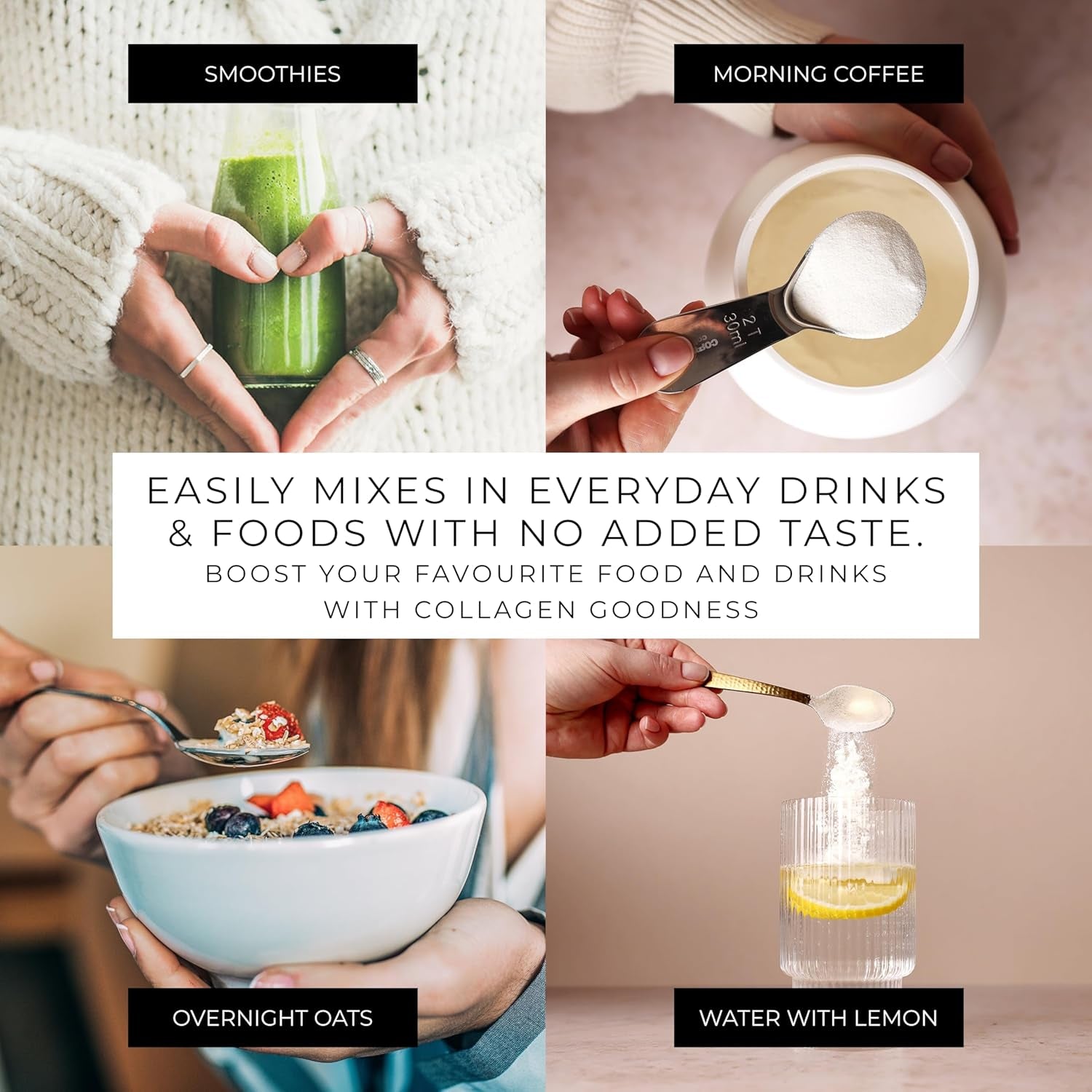 CORREXIKO Marine Collagen Powder Supplement Unflavoured - 10,000Mg Double Hydrolysed Collagen Peptides per Serving - Formulated for Maximum Absorption - for Hair, Skin & Nails - 300G, 30 Servings