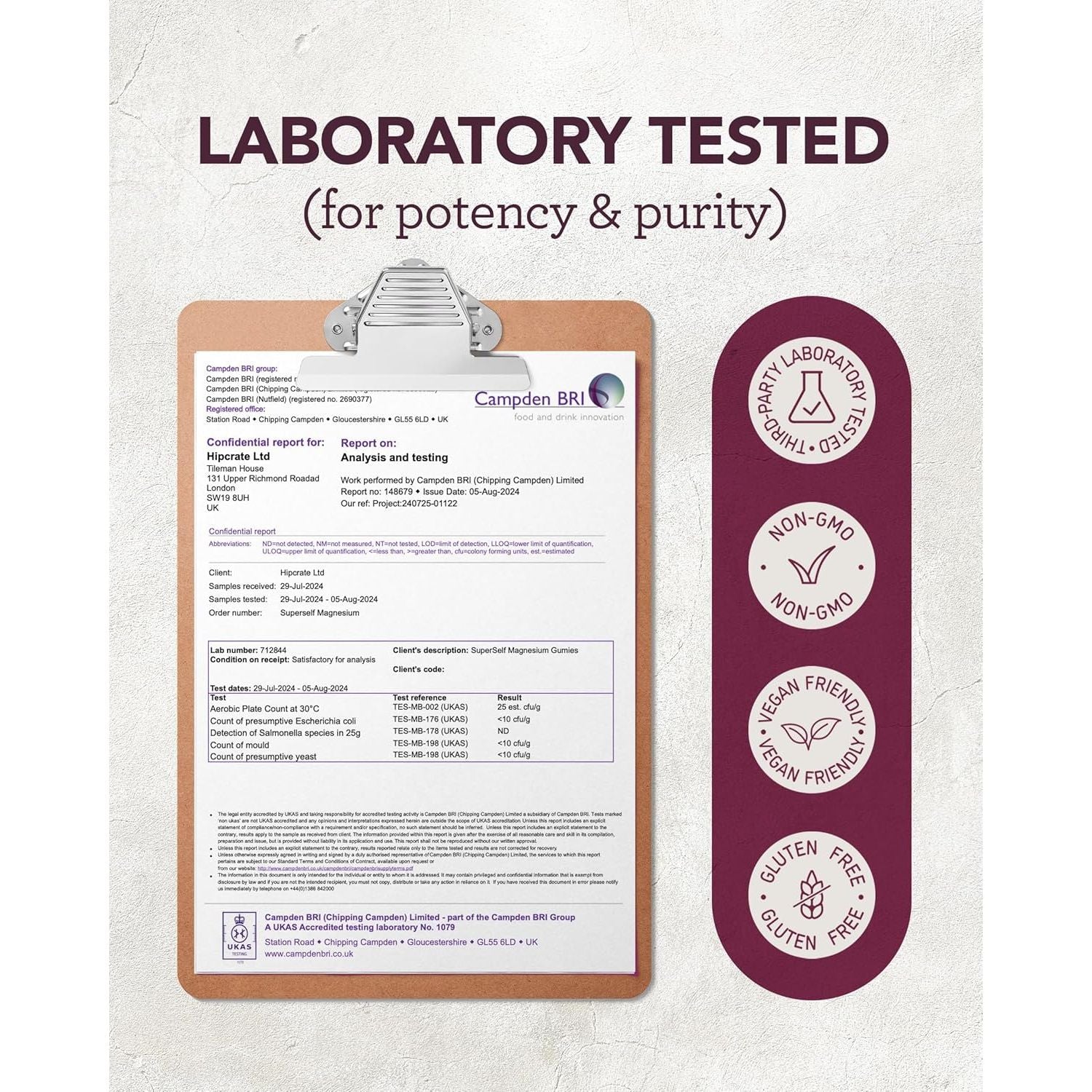 Magnesium Gummies for Adults & Kids - 150Mg Magnesium Supplements for Sleep, Relaxation & Muscle Support - Natural Grape Flavour - No Artificial Colours - Vegan - 60 Gummies Easy to Chew