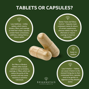 Organic Thyme 400Mg | Natural Thymus Vulgaris Herb Supplement | 60 Capsules | Vegan Friendly & Herbal UK Made | 60 Servings, 2 Month Supply by Epigenetics