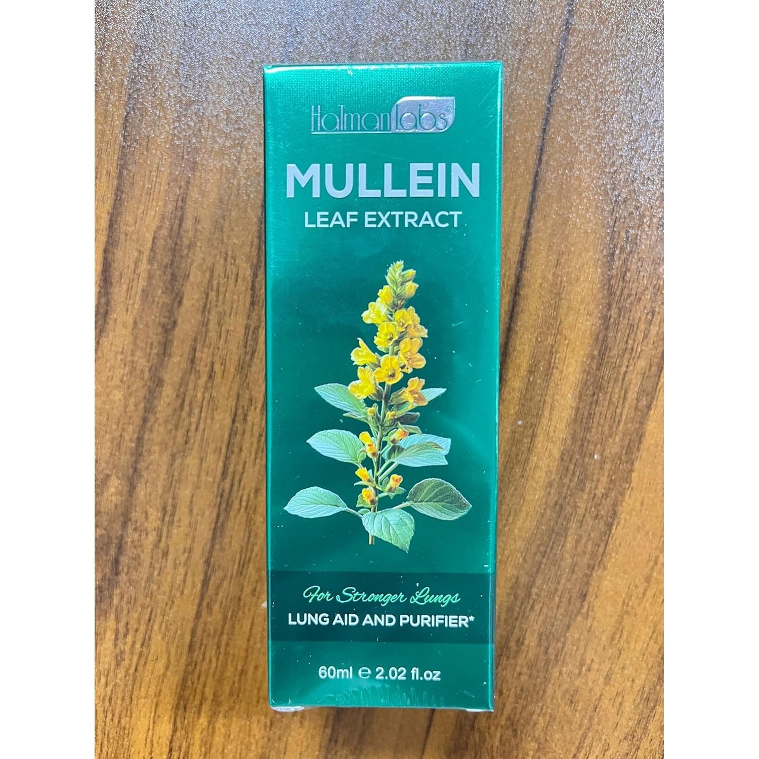 Mullein Drops for Lungs, 2 Pack Powerful Mullein Leaf Extract for Lungs Cleanse and Healthy Breathing, 2 Month Supply, 60Ml