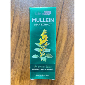 Mullein Drops for Lungs, 2 Pack Powerful Mullein Leaf Extract for Lungs Cleanse and Healthy Breathing, 2 Month Supply, 60Ml