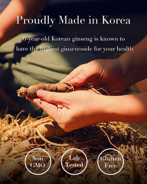 Il Hwa Korean Ginseng Extract - 100% Pure Panax Ginseng - Enhanced with Natural Ginsenosides - Easy-To-Use with Included Spoon - 50G