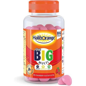 Haliborange Big Multivitamin | Vitamin a | Vitamin D | Calcium | Strawberry | 90