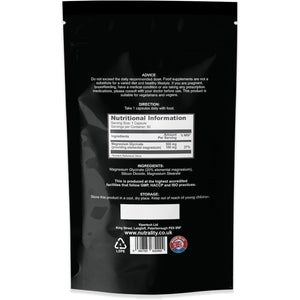 Nutrality Magnesium Glycinate 500Mg | High-Strength Magnesium Complex | Supports Bone Health & Energy Levels | Sleep Aid Promotes Relaxation | 60 Vegan Capsules