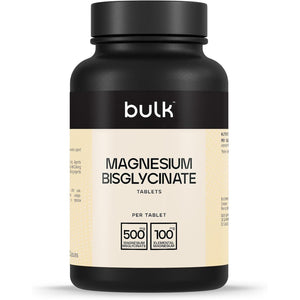 Bulk Magnesium Glycinate Bisglycinate Tablets, 1000Mg, 60 Tablets, High Absorption, Supports Muscle Function, Sleep, Bone Health and Energy, Vegan, Non-Gmo, Gentle on Stomach, Packaging May Vary
