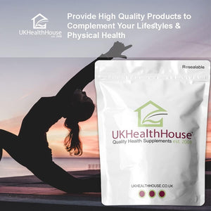 Ukhealthhouse Calcium Tablets 1000Mg (125 I.U) with Vitamin D3 - Strong Bones & Teeth UK Health House Supplements (90)