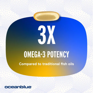 Ocean Blue Omega 2100 Nutritional Supplement, 60 Count