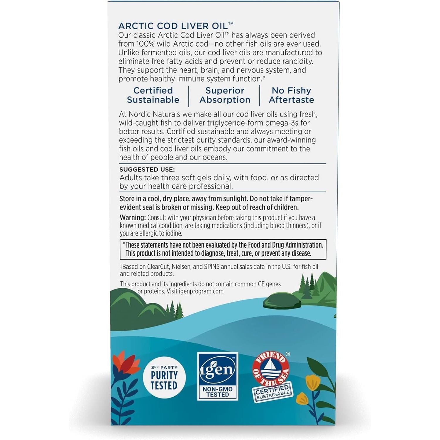 Nordic Naturals Arctic Cod Liver Oil, Lemon - 90 Soft Gels - 750 Mg Total Omega-3S with EPA & DHA - Heart & Brain Health, Healthy Immunity, Overall Wellness - Non-Gmo - 30 Servings