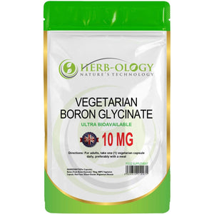 HB Boron Supplement | 90 Vegan High Strength Boron Capsules - 10Mg per Serving | Non-Gmo, Gluten, Dairy & Allergen Free | Manufactured in the UK