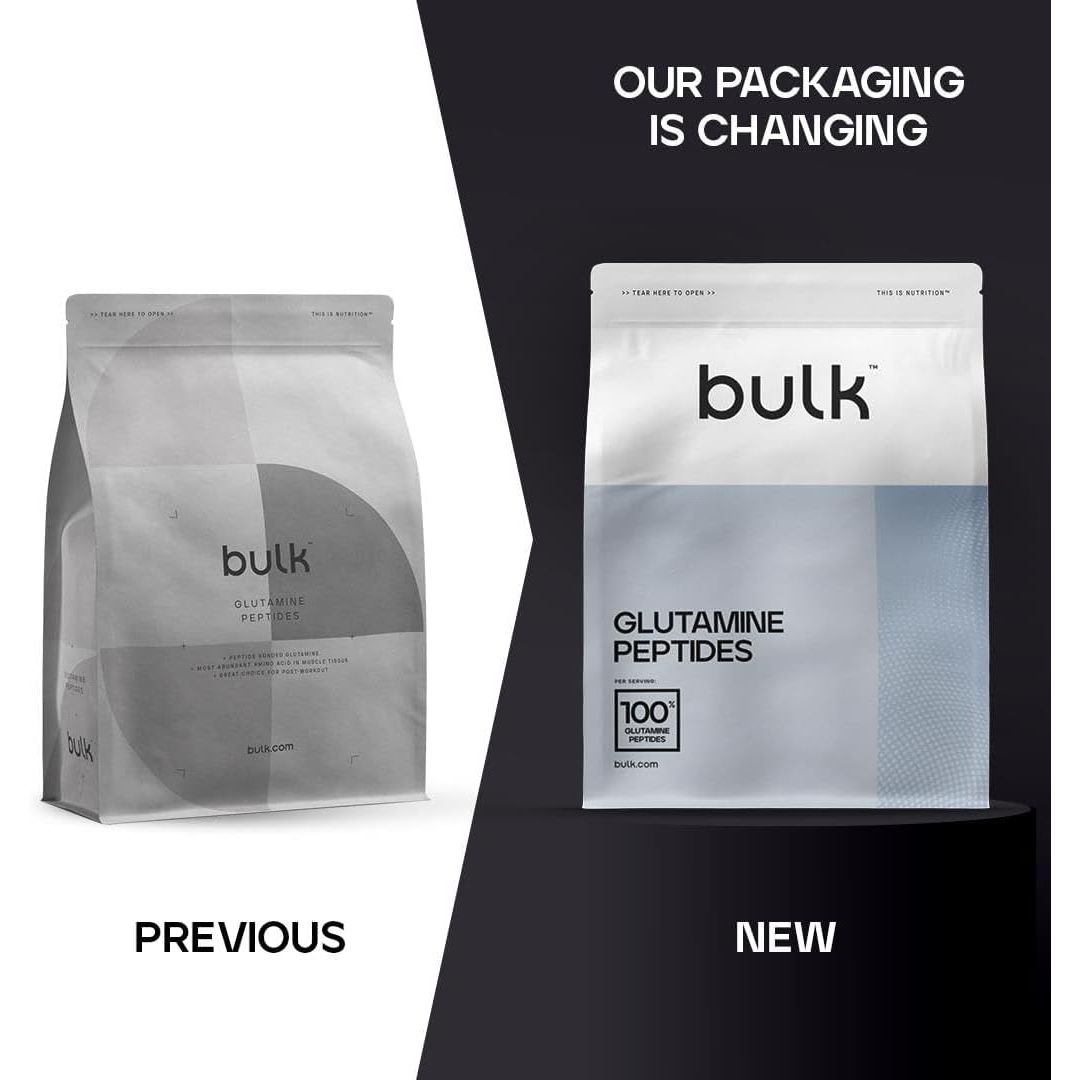 Bulk Glutamine Peptides Powder, 500 G, 166 Servings, Packaging May Vary