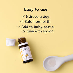 Biogaia Protectis Baby Drops | Probiotic Supplement for Newborns, Babies & Infants | with ﻿Lactobacillus Reuteri/L. Reuteri Probiotics | Features Longevityguard | 5 Ml