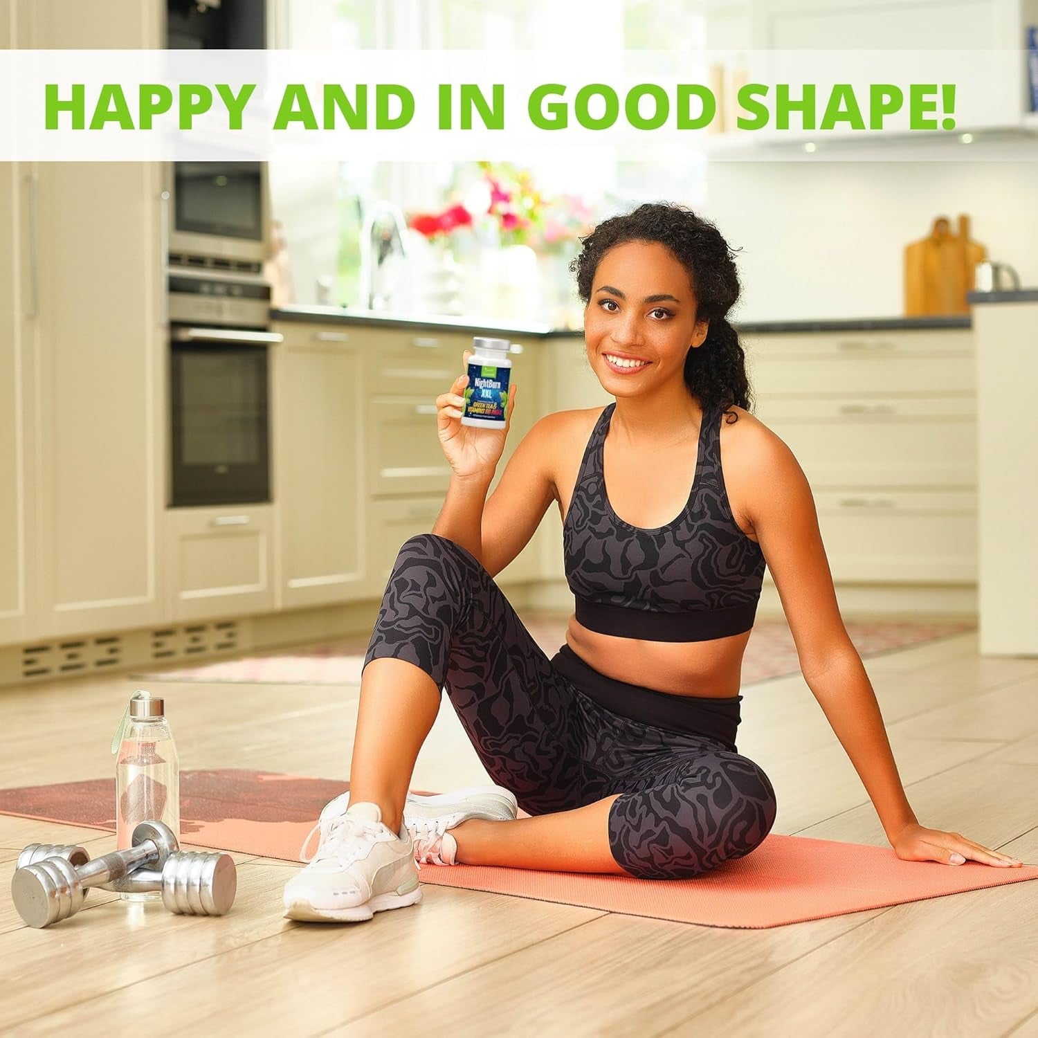 Weight Loss Capsules, Premium Green Tea Extract, with Added Vitamins B6 and Vitamin C - 30 Day Supply Slimmium Sensilab, Nightburn XXL