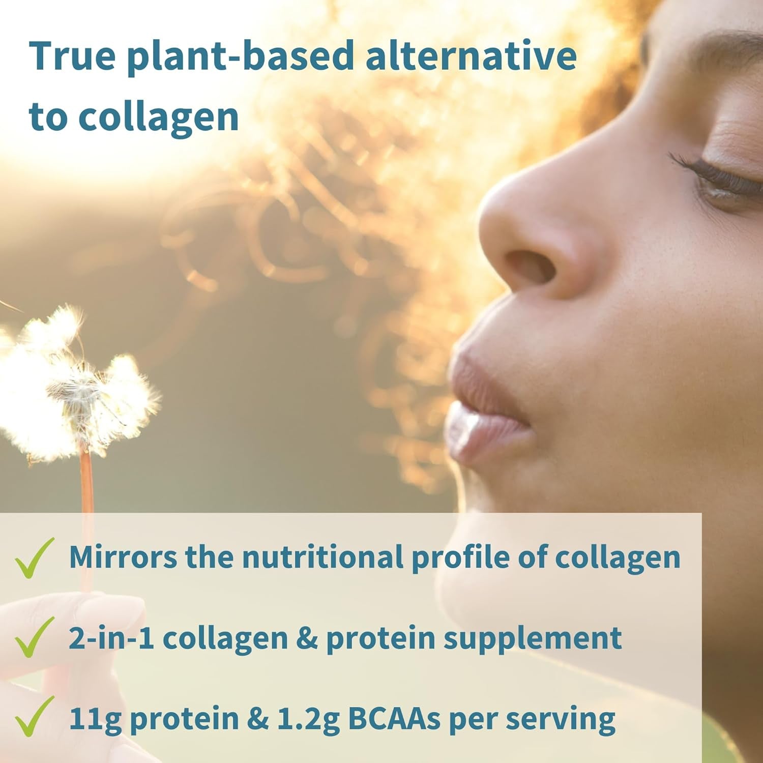Vegan Pro-Collagen Protein Powder, Plant-Based Peptide Supplement with Glycine, 21 Amino Acids & Vitamin C, Complete Collagen Boosting Formula, Mix into Drinks or Food, 35 Servings, by Igennus