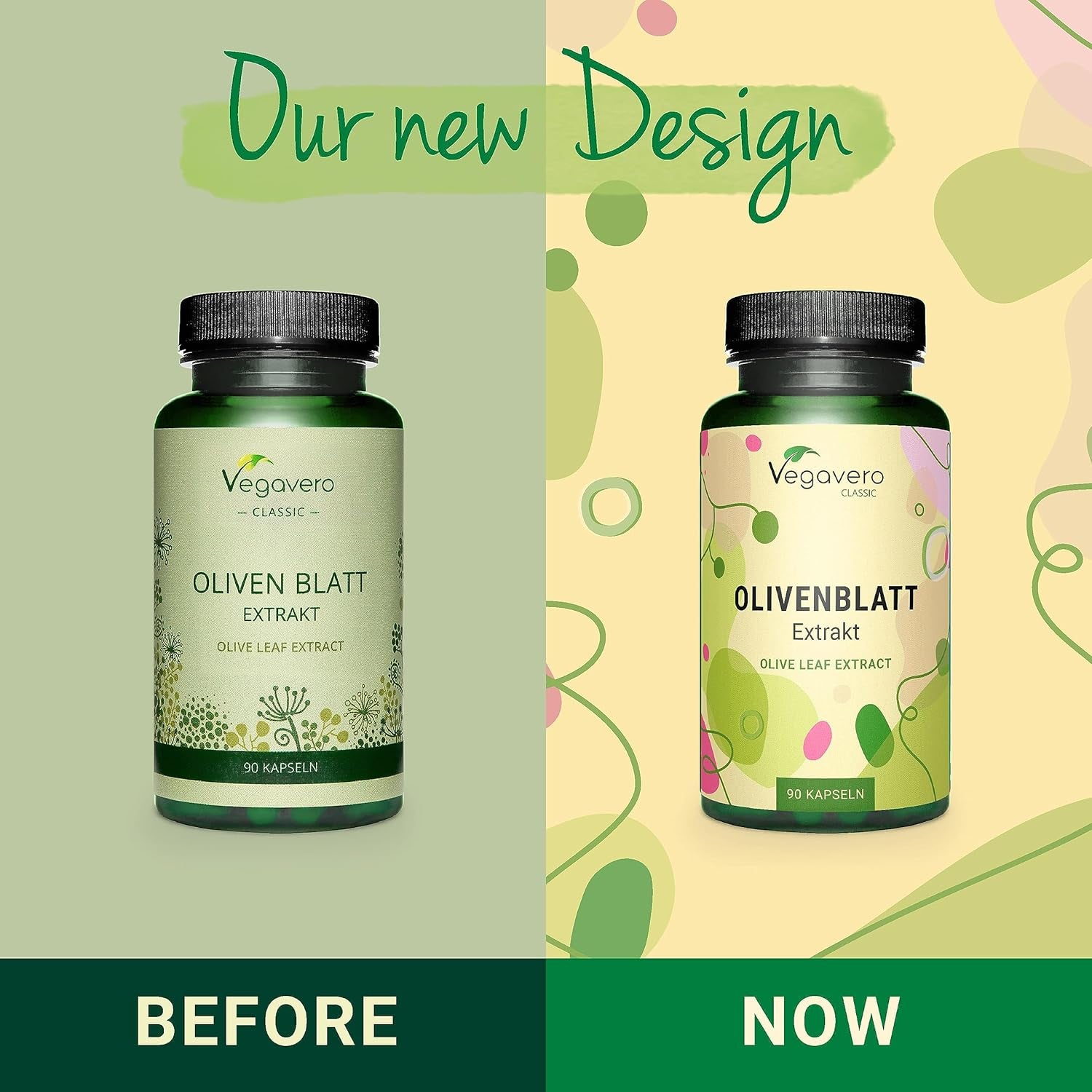 Vegavero Olive Leaf 7500 Mg | Highest Strength 40% Oleuropein | 15:1 Extract from Spanish Olive Leaves | NO Additives, Lab-Tested | 90 Capsules | Vegan