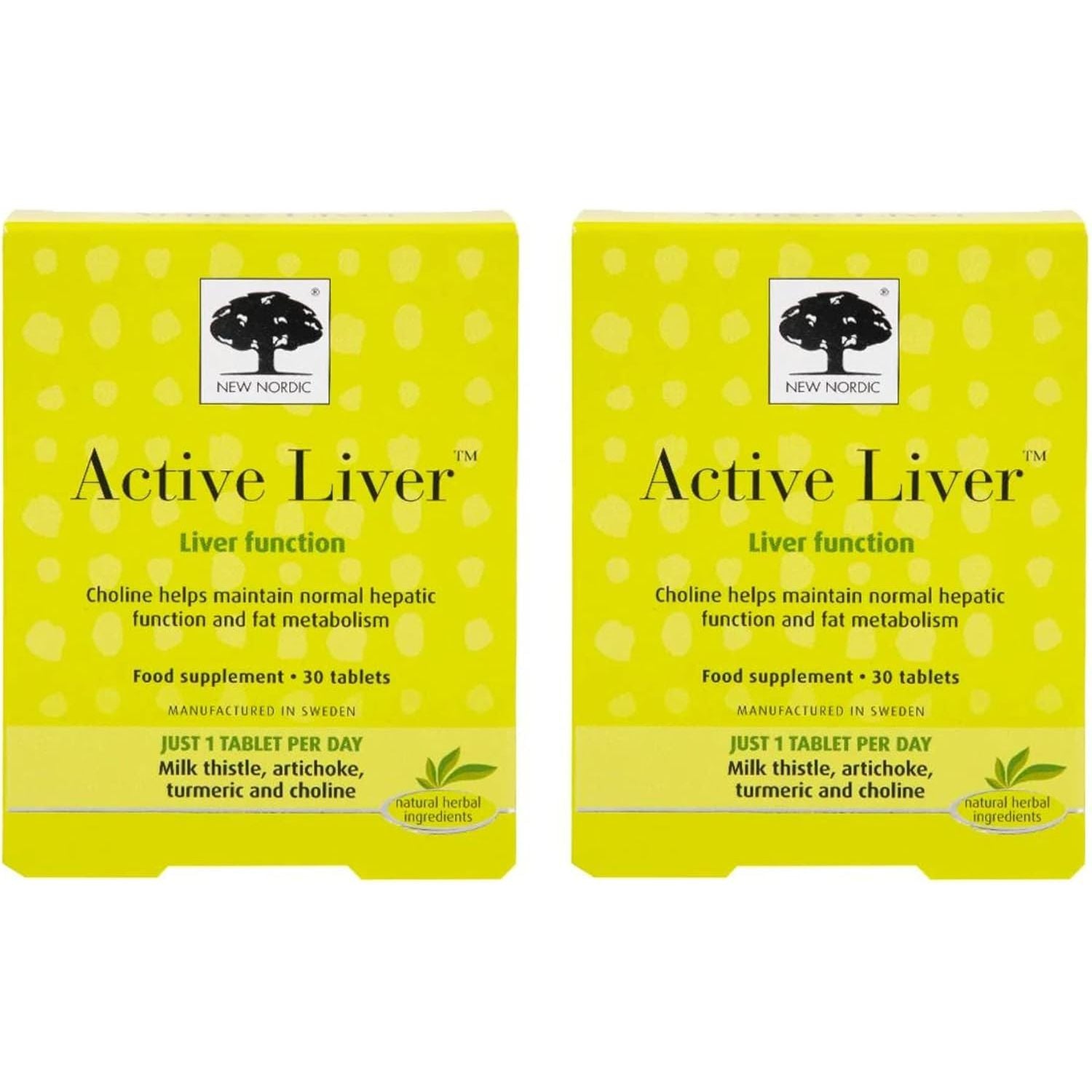 New Nordic | Active Liver Tablets | Pack of 2 X 30S