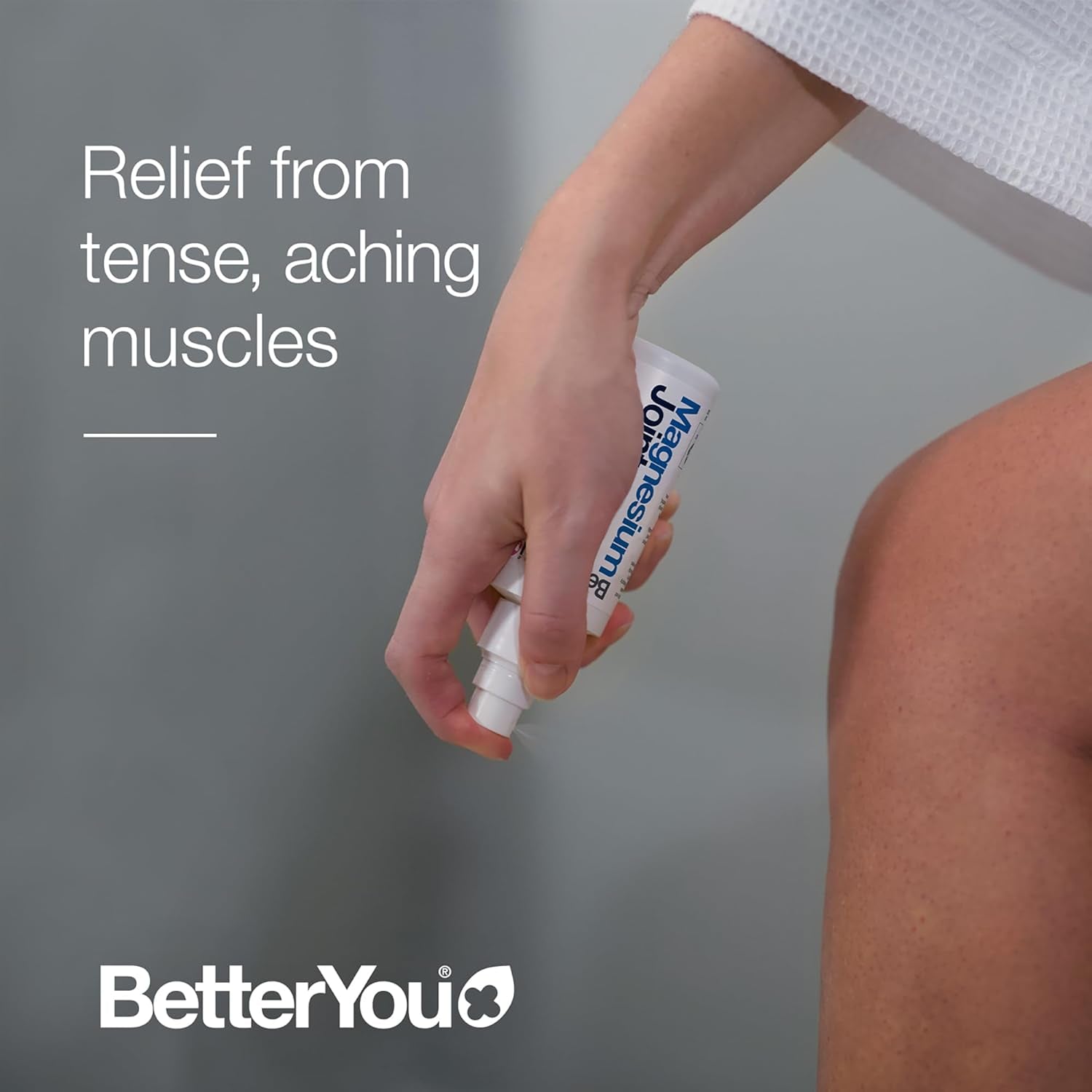 Betteryou Magnesium Joint Body Spray, Magnesium Chloride and Glucosamine, Effective Support for Joints and Muscles, Supports Relaxation, 100Ml Magnesum Oil Supplement