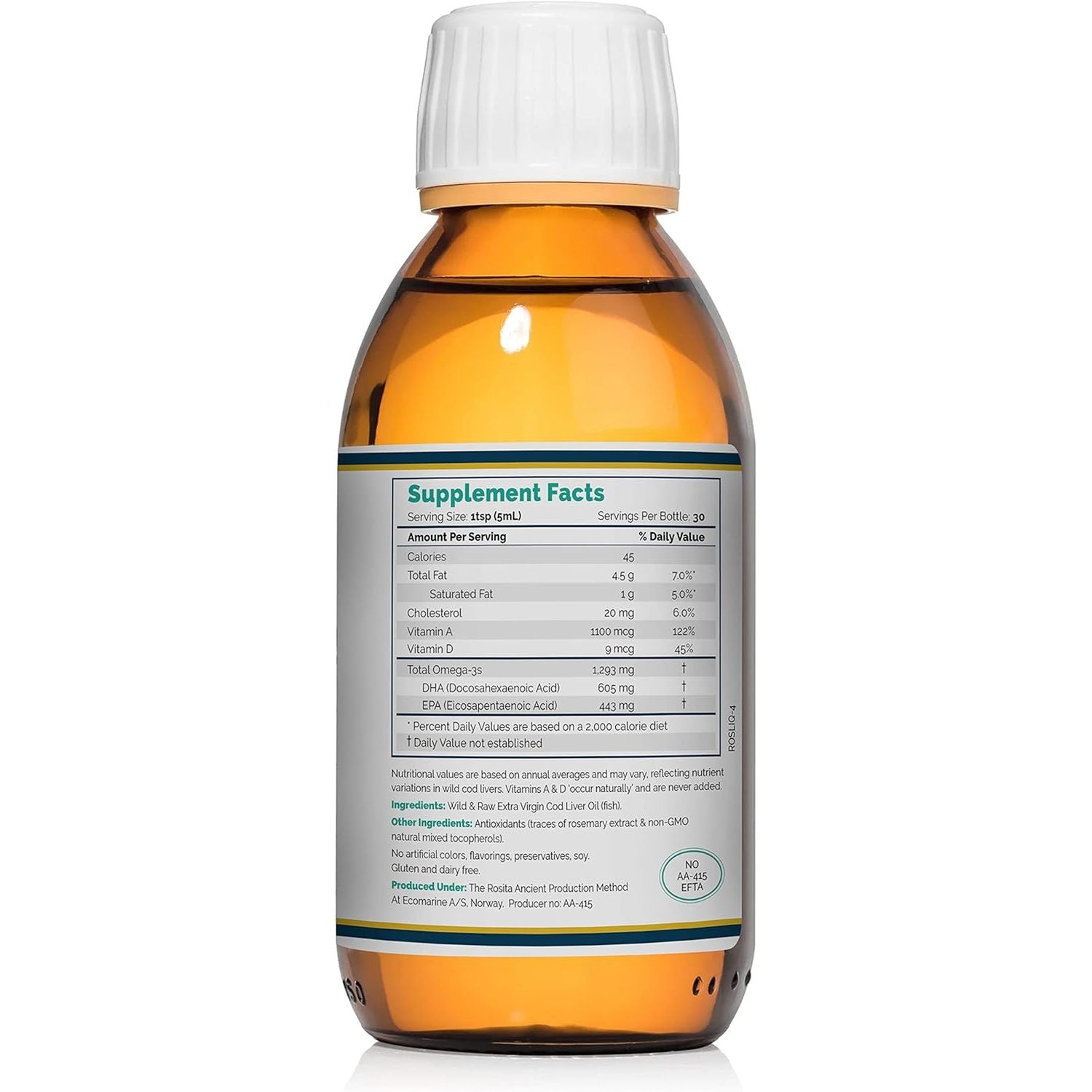 Rosita Extra Virgin Cod Liver Oil - EVCLO (X1)