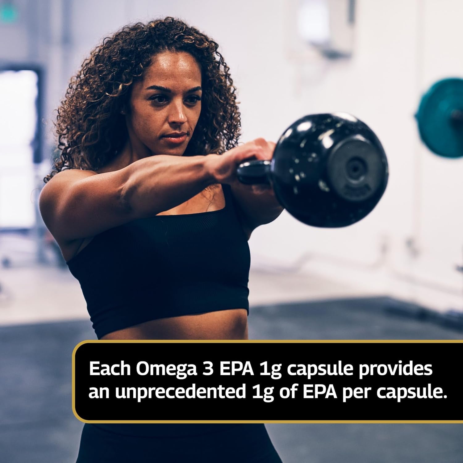 Healthspan Elite Omega 3 Pure EPA 1G | 60 Capsules | All Blacks Official Partner | Support Brain, Eye & Heart Health | 1,000Mg EPA Omega 3 Fatty Acid | Informed Sport Accredited | Lemon Flavoured