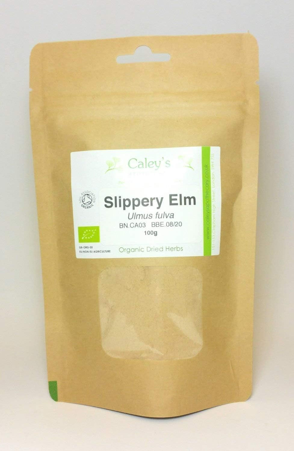 Organic Slippery Elm Powder (Ulmus Fulva) (50G)