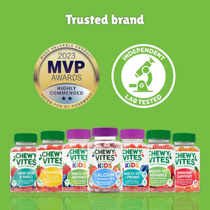 Chewy Vites Women'S Prenatal Multivitamin, 60 Multivitamin Gummies, 16 Essential Nutrients with Folic Acid, Iron and Vitamin D, 1 Month Supply, Vegan, Blueberry and Raspberry Flavour