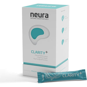 Clarity+ by Neura - Natural Nootropic - Memory, Focus, Mood - Green Apple Flavour - 20 Sachets